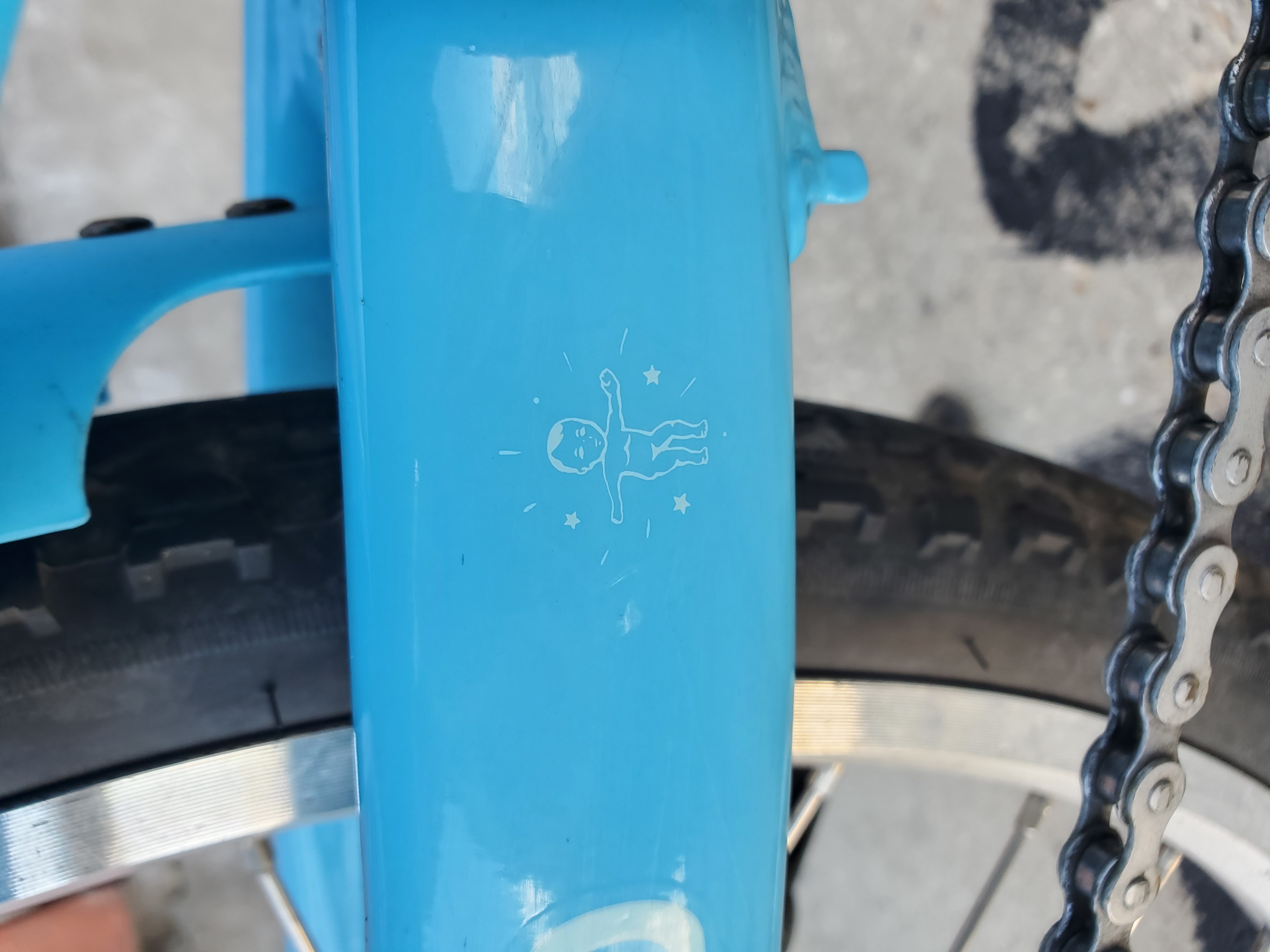 Blue Bike King Cake Baby 